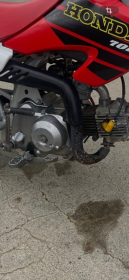 Honda XR70R/CRF 70 (Honda Dax) vara-osa kone etsinnässä