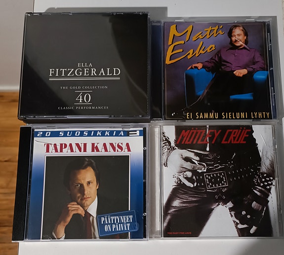 CD Levyt: Mötley Crue, Dynamo, Ella Fitzgerald Ym