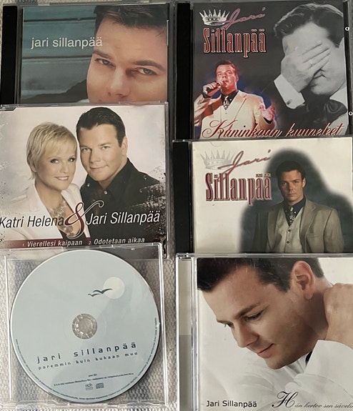 Jari Sillanpää CD-levyjen kokoelma