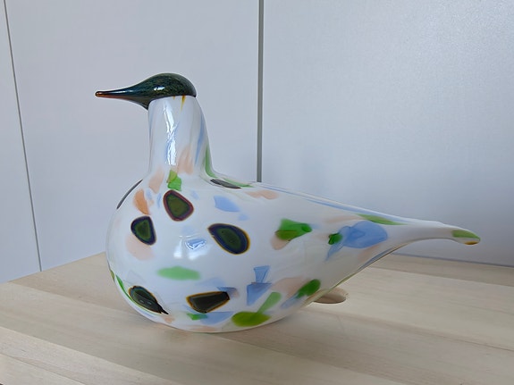Iittala Vuosilintu 2014 Leppärastas – Oiva Toikka, signeerattu