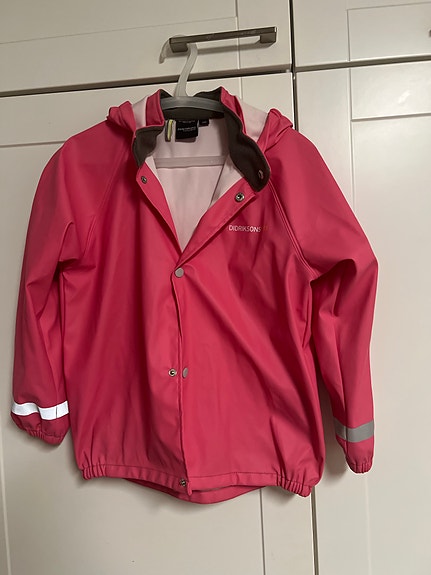 Didriksons lasten takki 130vaaleanpunainen polyesteri unisex