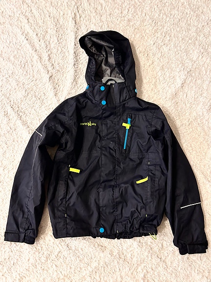North sky lasten takki 140 musta unisex