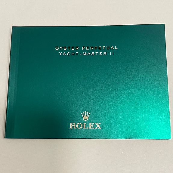 Rolex Yacht Master II Ohjekirja