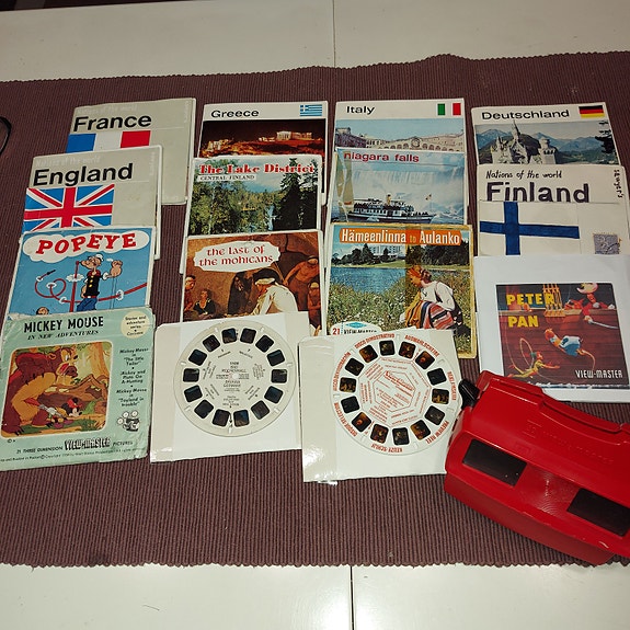 View Master katselulaite+kiekkoja