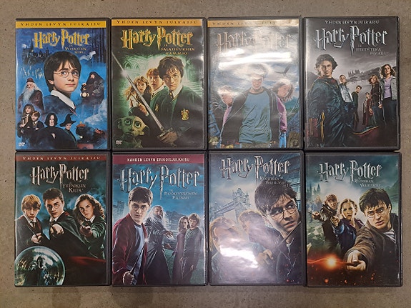 Harry potter dvd elokuvat
