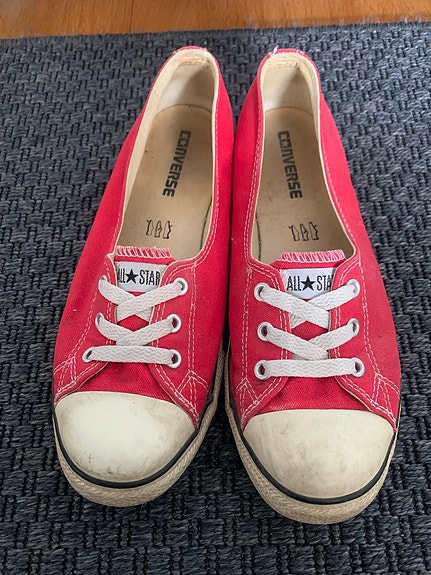 Converse All Star tennarit koko 41 punainen kangas