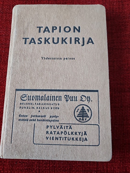 Tapion taskukirja 1947