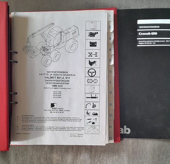 Valmet 901-2 911 käyttö- ja huoltokirja