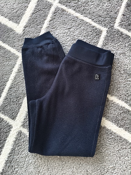Ohuet fleece housut 110/116