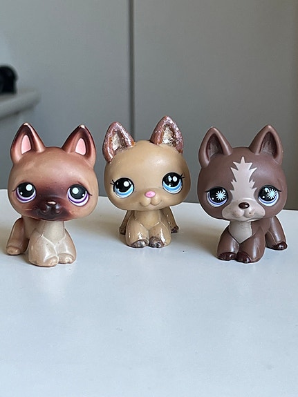 Littlest Pet Shop koirat 3 kpl