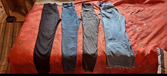 3 kpl H&M äitiysfarkut koko M