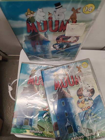 Muumi DVD 3kpl. Uusia