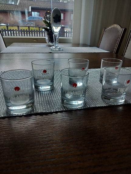 Finlandia vodka lasit