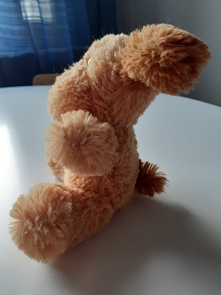 Pehmolelu koira ruskea