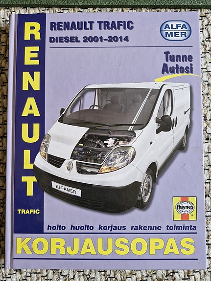 Renault Trafic diesel 2001–2014 korjausopas