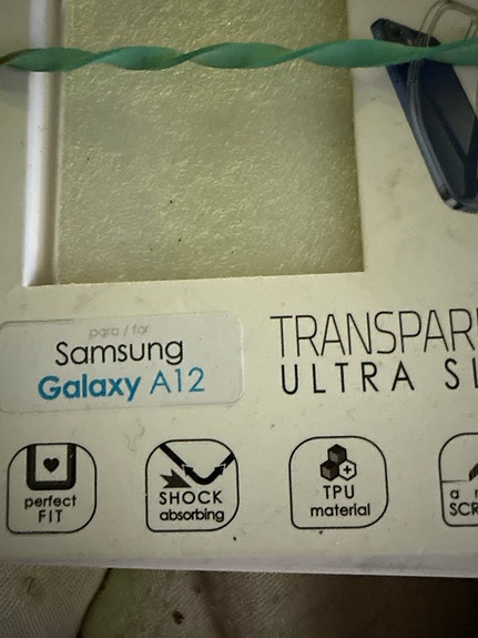 Samsung Galaxy A12 puhelimen kuoret läpinäkyvä TPU