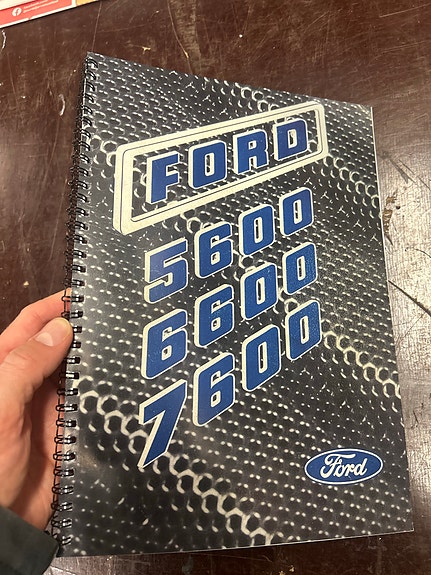 Ford 5600 6600 7600 käyttöohjekirja traktori