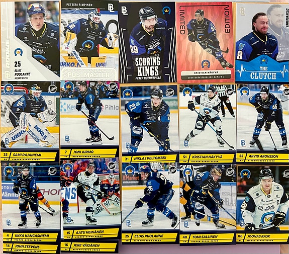 K-Espoo Petteri Rimpinen, Blueline 25/26,S2 4 erikoista +12 peruskorttia