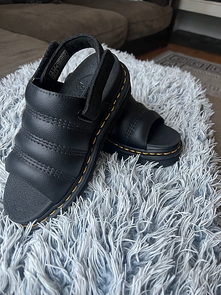 Dr. Martens - Korkeakorkoiset sandaalit - black athena