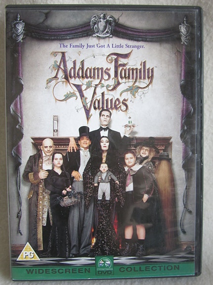 Addams family values dvd
