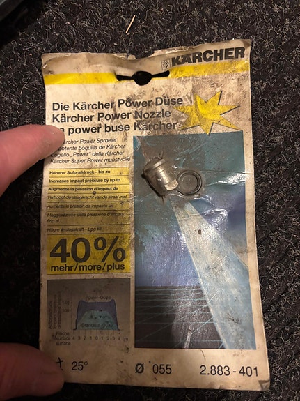 Kärcher painepesurin suutin