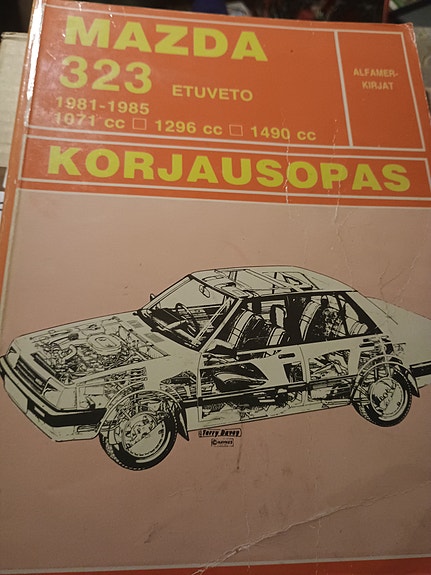Mazda 323 81-85 korjausopas Suomi kiel