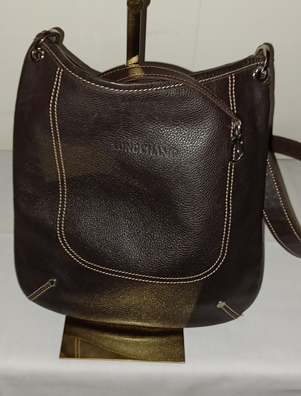 Longchamp vintage grossbody leather bag