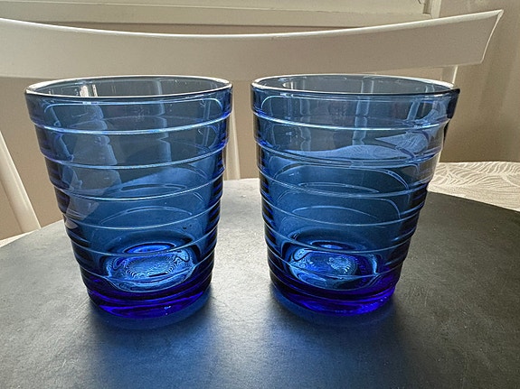 Iittala Aino Aalto juomalasit mustikansininen