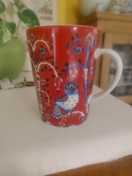 Iittalan punainen Taika mukit
