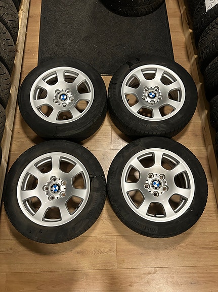BMW 16” aluvanteet kitkarenkailla