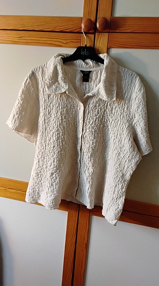 Jakku/pusero XL valkoinen puuvilla