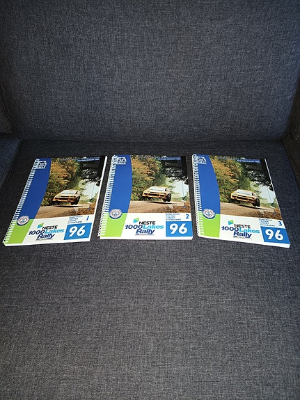 Neste 1000 Lakes Rally Finland Jyväskylän Suurajot 1996 tiekirjat