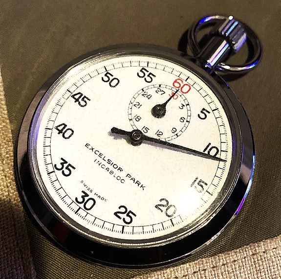 EXCELSIOR Swiss Made mekaaninen ajanottokello