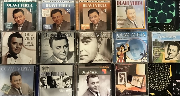 OLAVI VIRRAN CD-LEVYJÄ 13 kpl,joista 2 TUPLACDtä