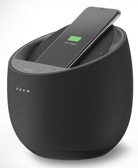 Belkin SoundForm Elite - Älykaiutin langattomalla latausalustalla.