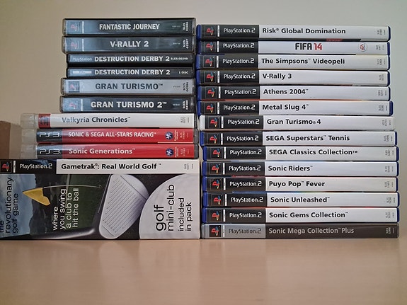 PS1, PS2, PS3 pelejä