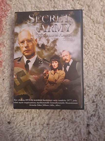 maanalainen armeija Secret Army dvd