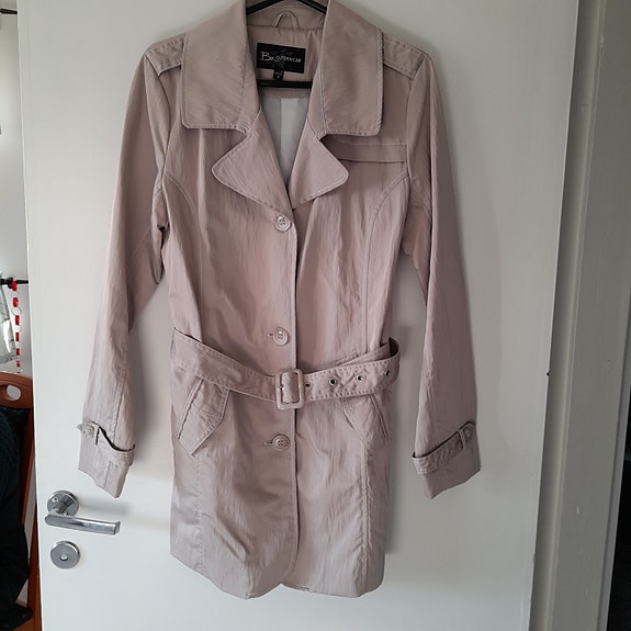 Kevättakki beige S naisten
