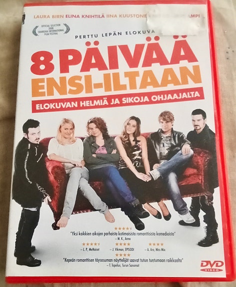 8 päivää ensi-iltaan DVD-elokuva