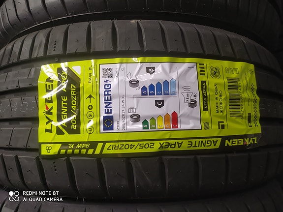 Uudet 205/40R17" Kesärenkaat