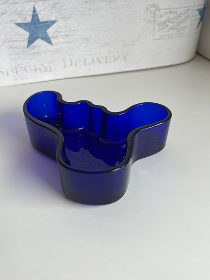 Iittala Alvar Aalto maljakko kork 4 cm lev 12 pit 13.5 cm