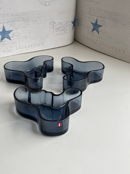 Iittala Alvar Aalto maljakko 4 cm kork pit 13.5 lev 12