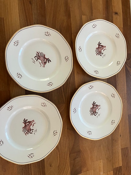 Arabian piippuleima Satu-lautaset 4kpl