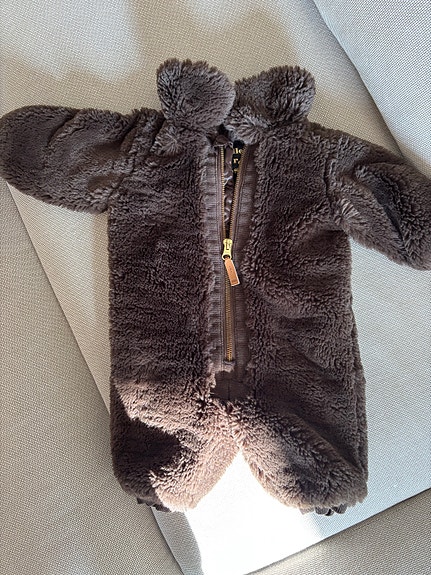 Mini Rodini vauvan haalari koko 62 ruskea unisex