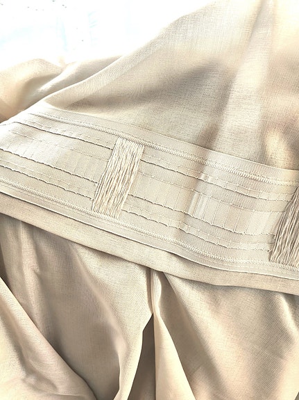 Verhot voilé vaalea beige