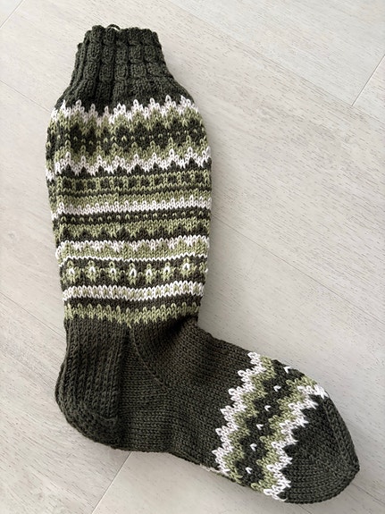 Kudotut villasukat, uudet, koko 39/40