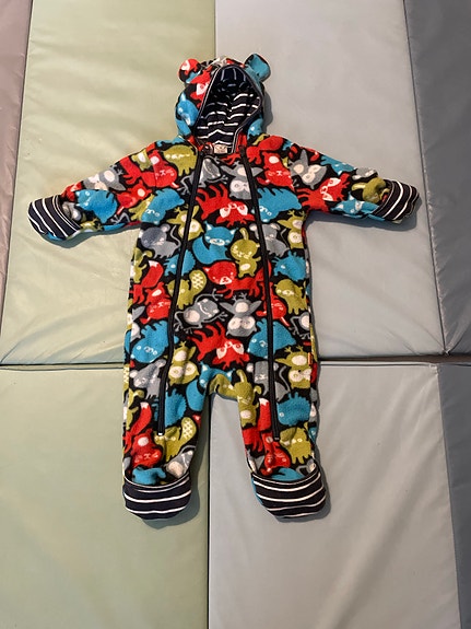 Nalle fleece puku 74/80