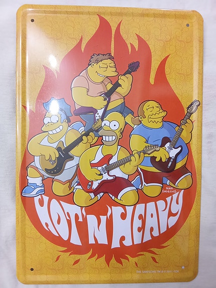 Retro Simpsonit taulu