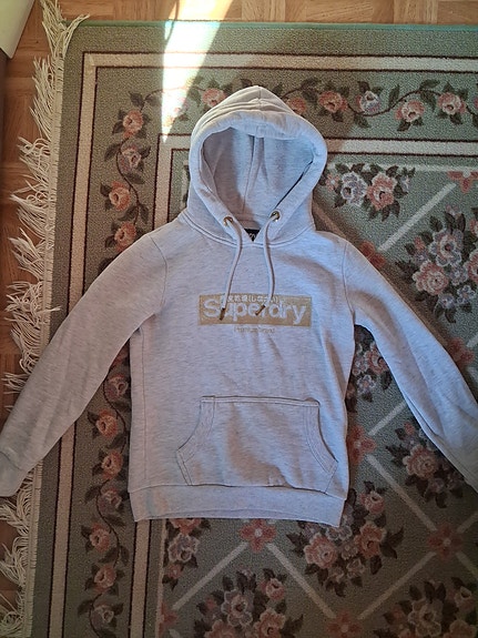 Superdry huppari harmaa XS naisten