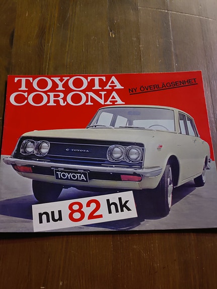 Toyota Corona säljbroschyr